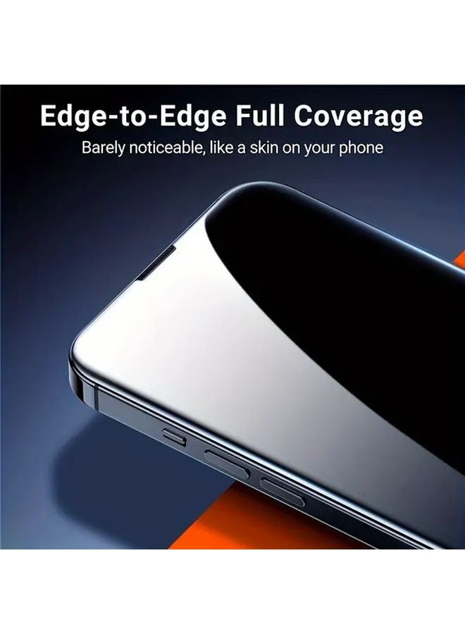 Tempered Glass Screen Protector For iPhone 13 Scratch Resistant 9H Hardness Full Coverage - Image 4